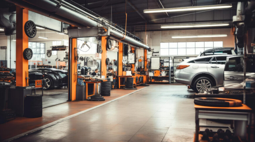Auto repair technician inspecting brakes and engine components at a trusted auto repair shop in Gonzales providing brake service, oil change, and car repair service.